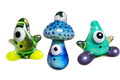 Fiery Guy Glass Charms