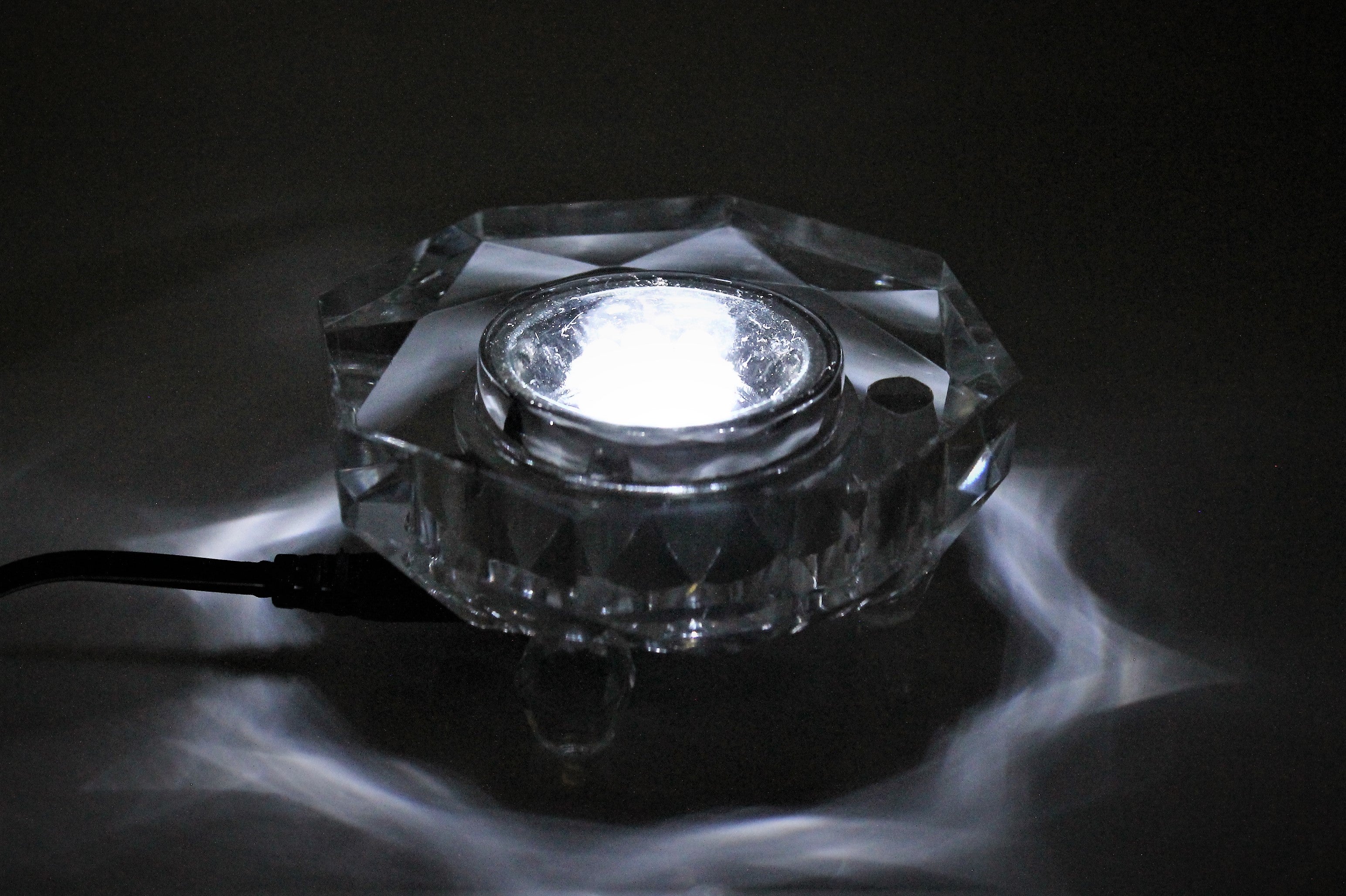 XTRAS In stock: LED Crystal Light Bases: White Light or Colored Lights