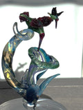 In Stock: Mama and Baby Hummingbird Sculpture - Only 1 Available!!