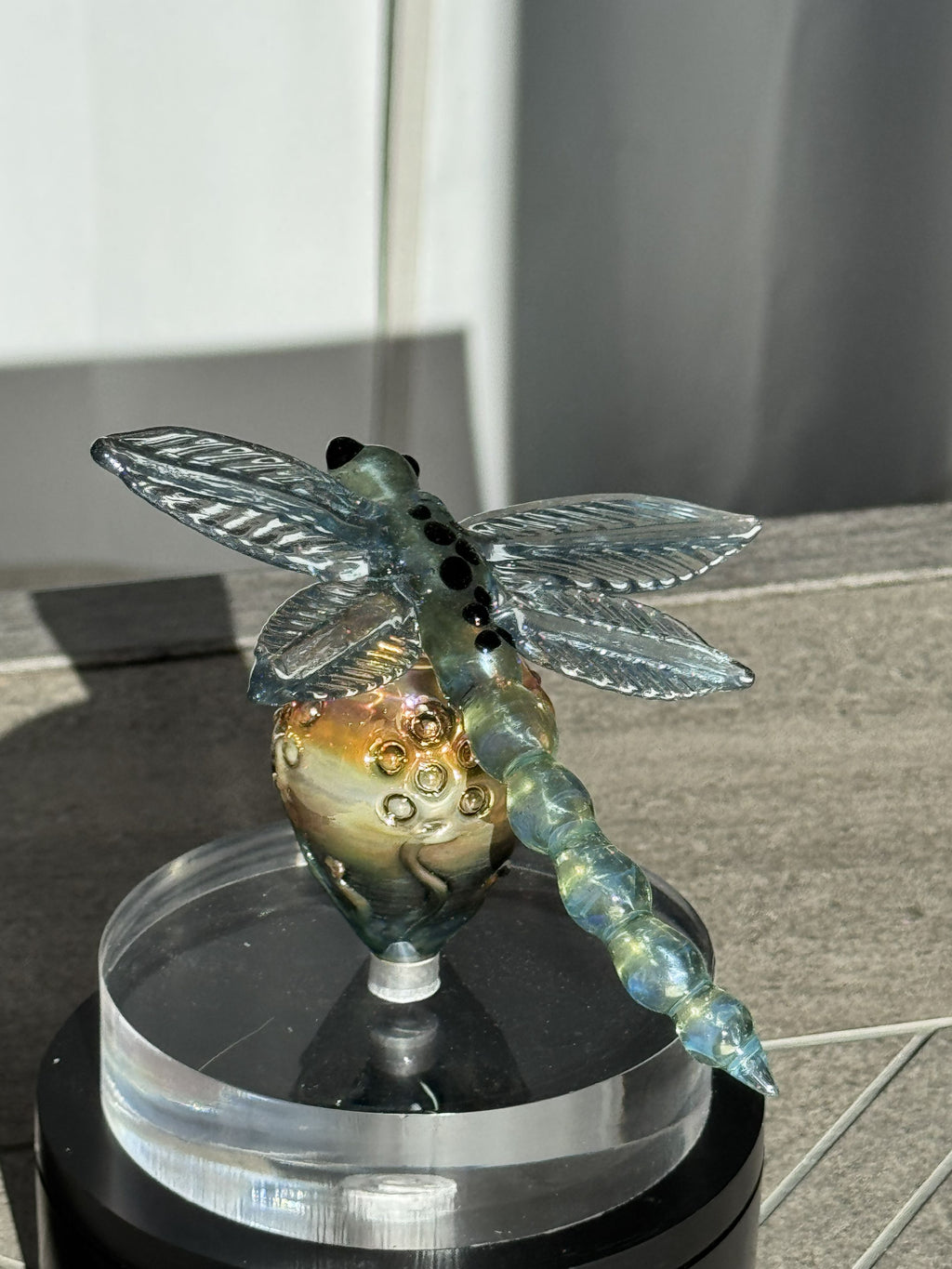 In Stock: Dragonfly Sculpture - Only 1 Available!!