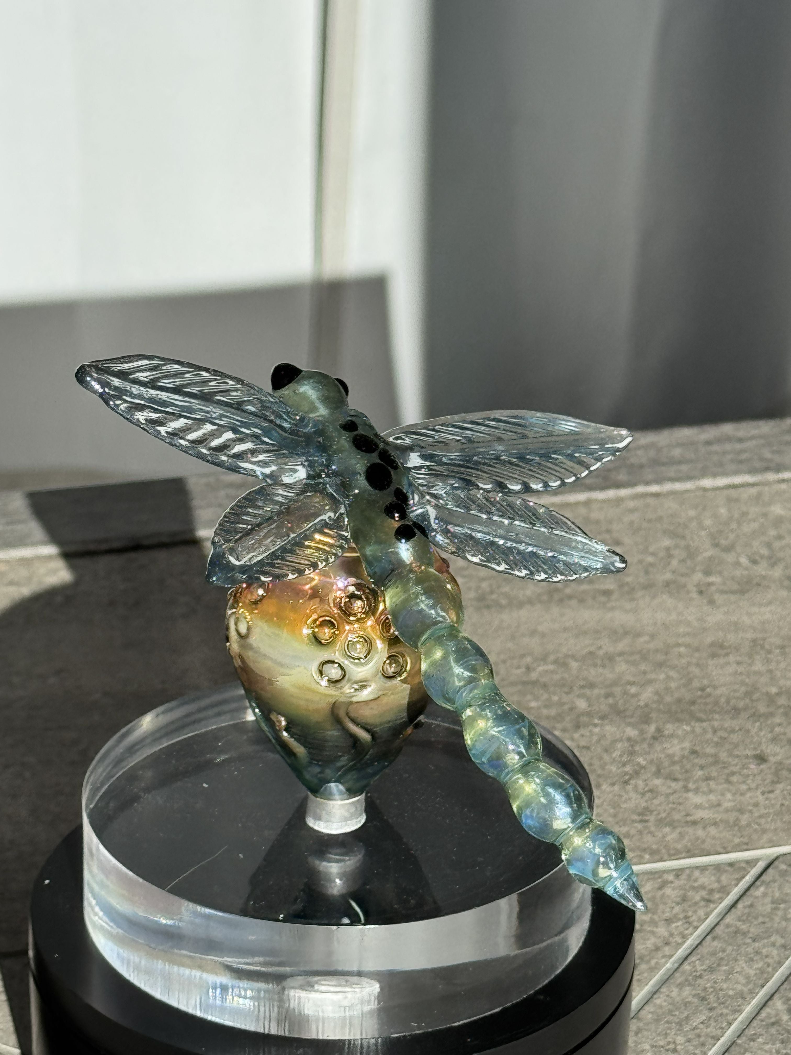 In Stock: Dragonfly Sculpture - Only 1 Available!!