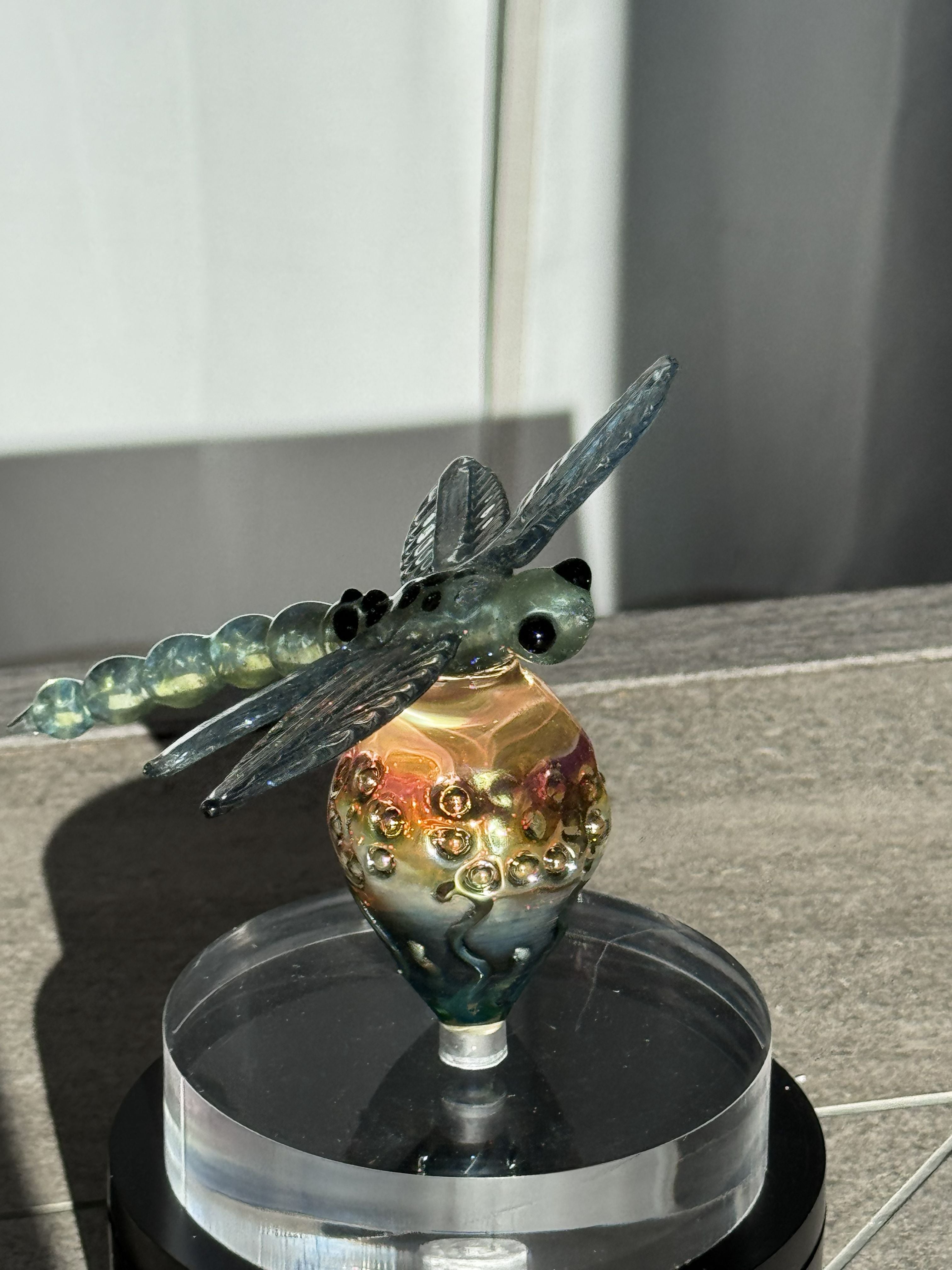 In Stock: Dragonfly Sculpture - Only 1 Available!!