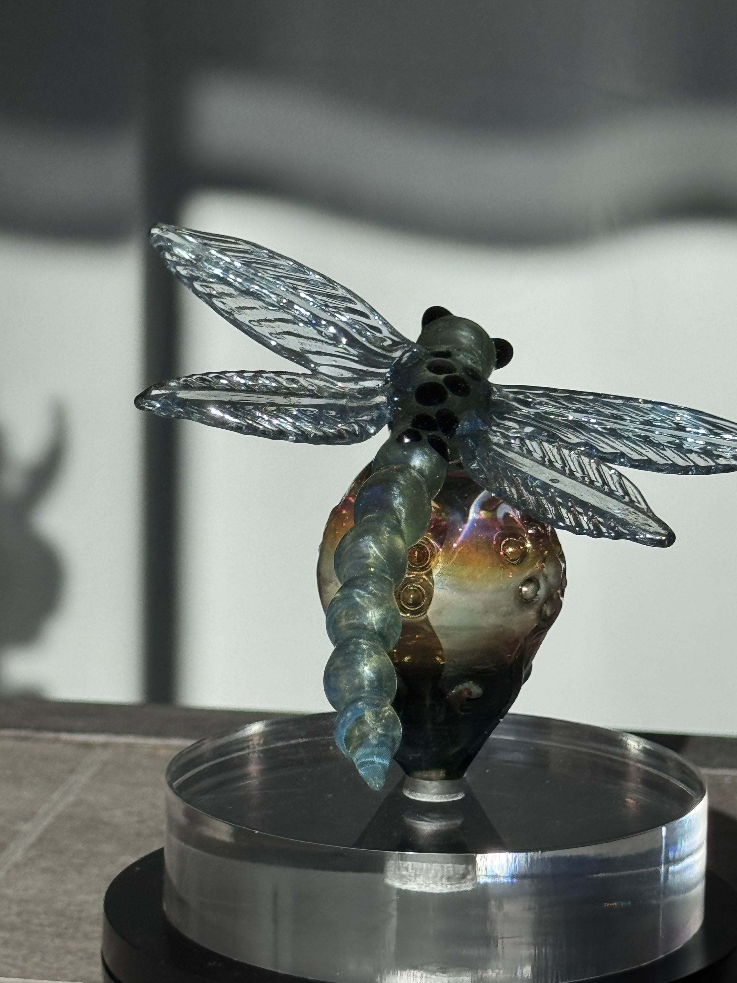In Stock: Dragonfly Sculpture - Only 1 Available!!
