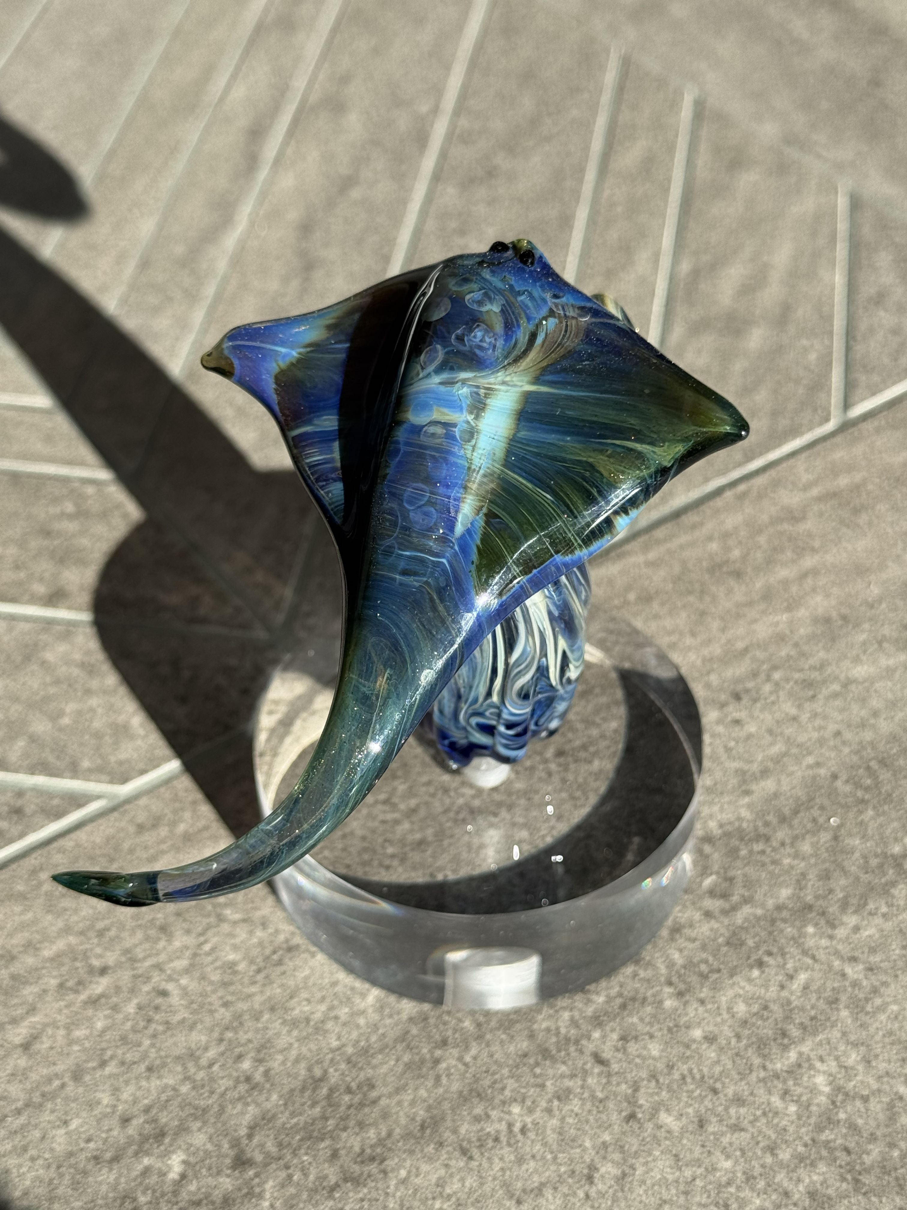 In Stock: Stingray Sculpture - Only 1 Available!!