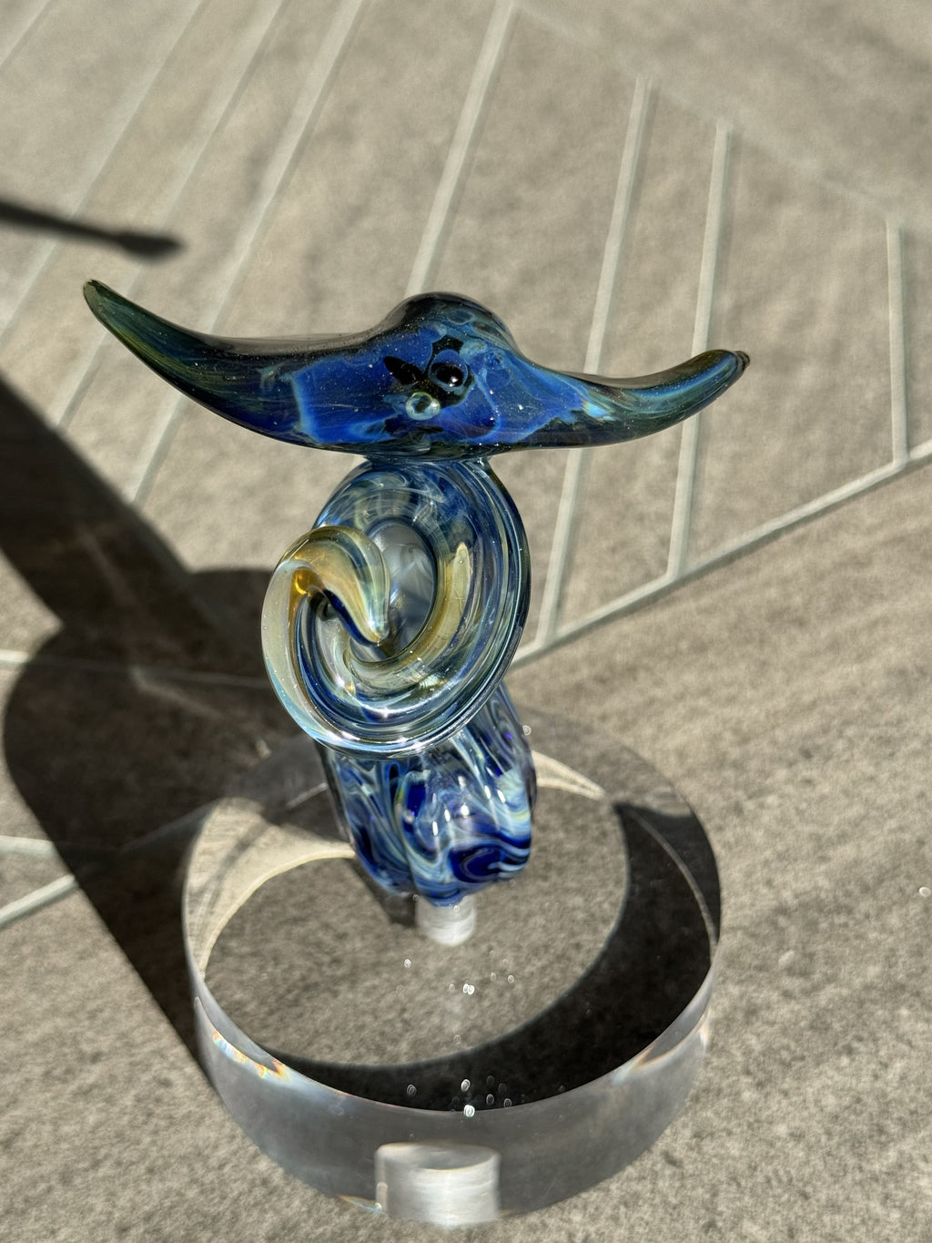 In Stock: Stingray Sculpture - Only 1 Available!!