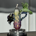 In Stock: Hummingbird Flower Oil Lamp - Only 1 Available!!