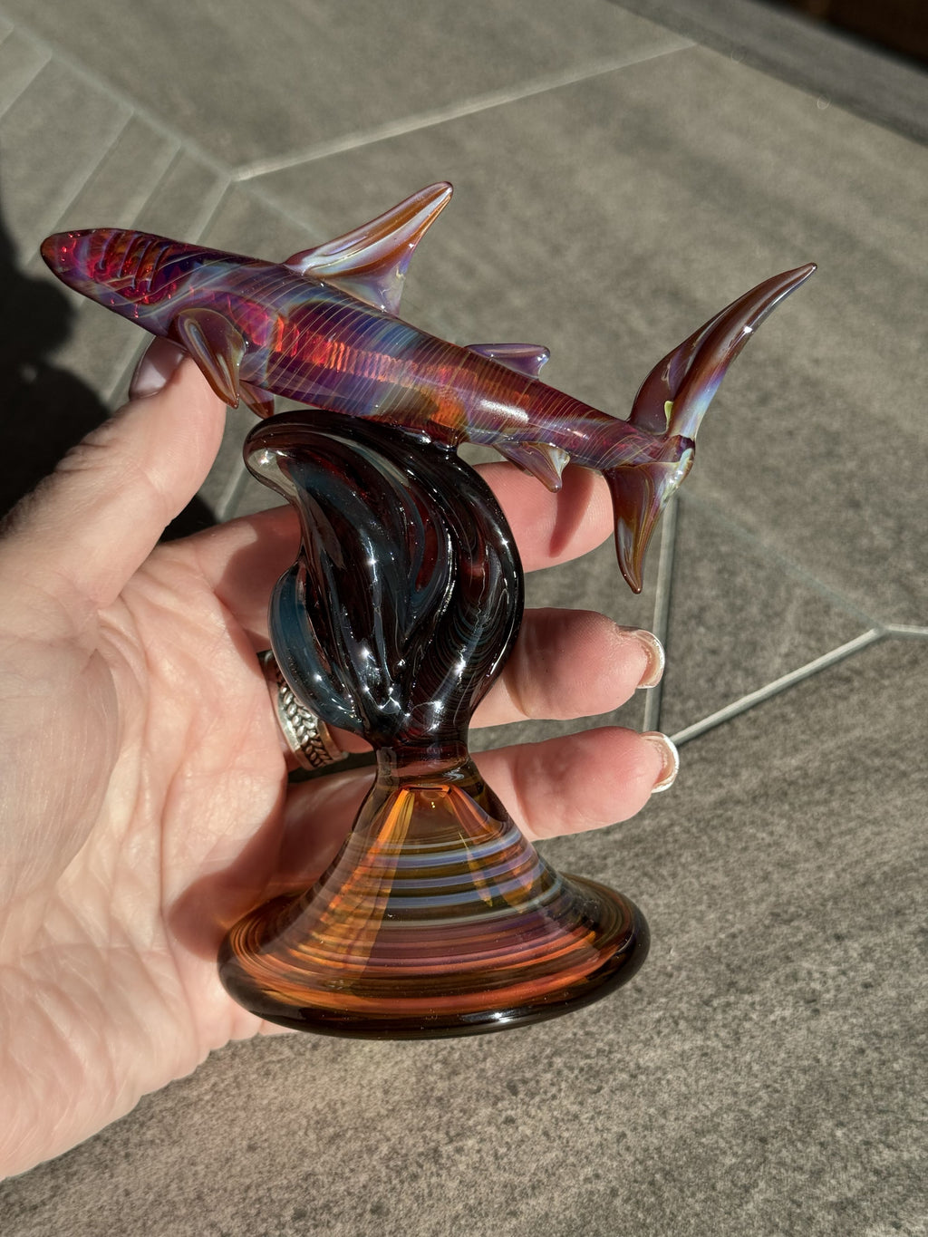 In Stock: Shark Sculpture - Only 1 Available!!
