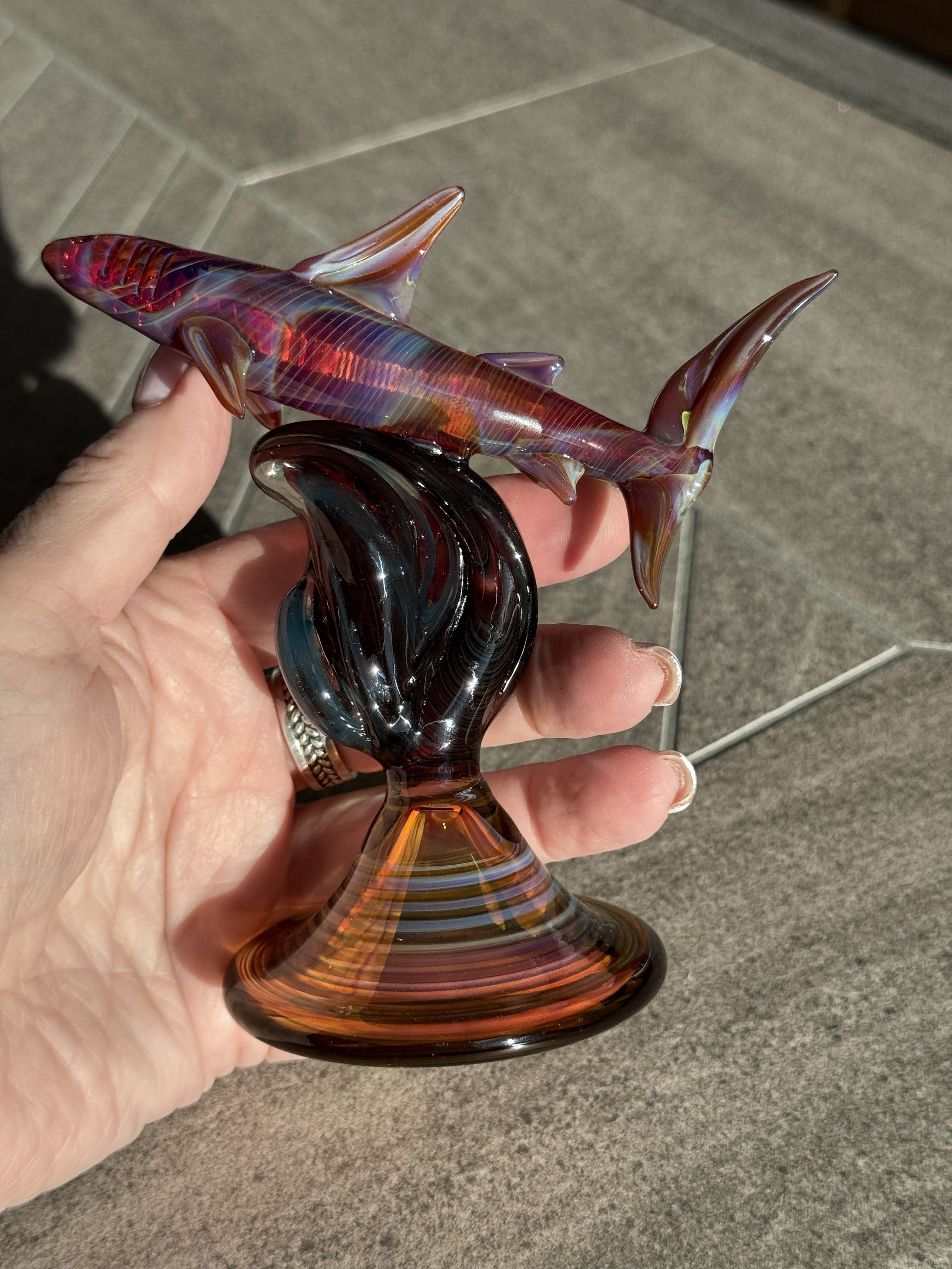 In Stock: Shark Sculpture - Only 1 Available!!
