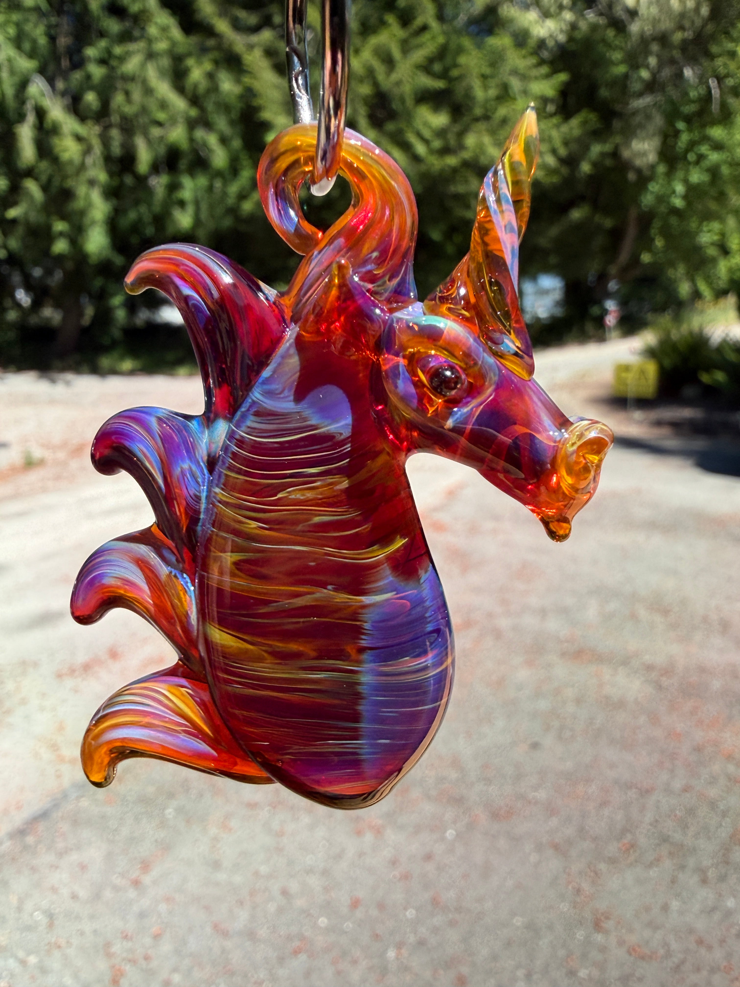 Glass Unicorn head