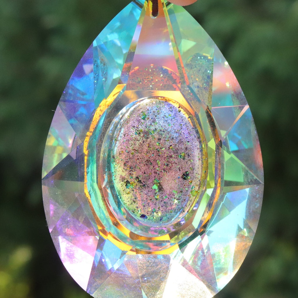 Crystal Teardrop Memorial Ornament — photo 1