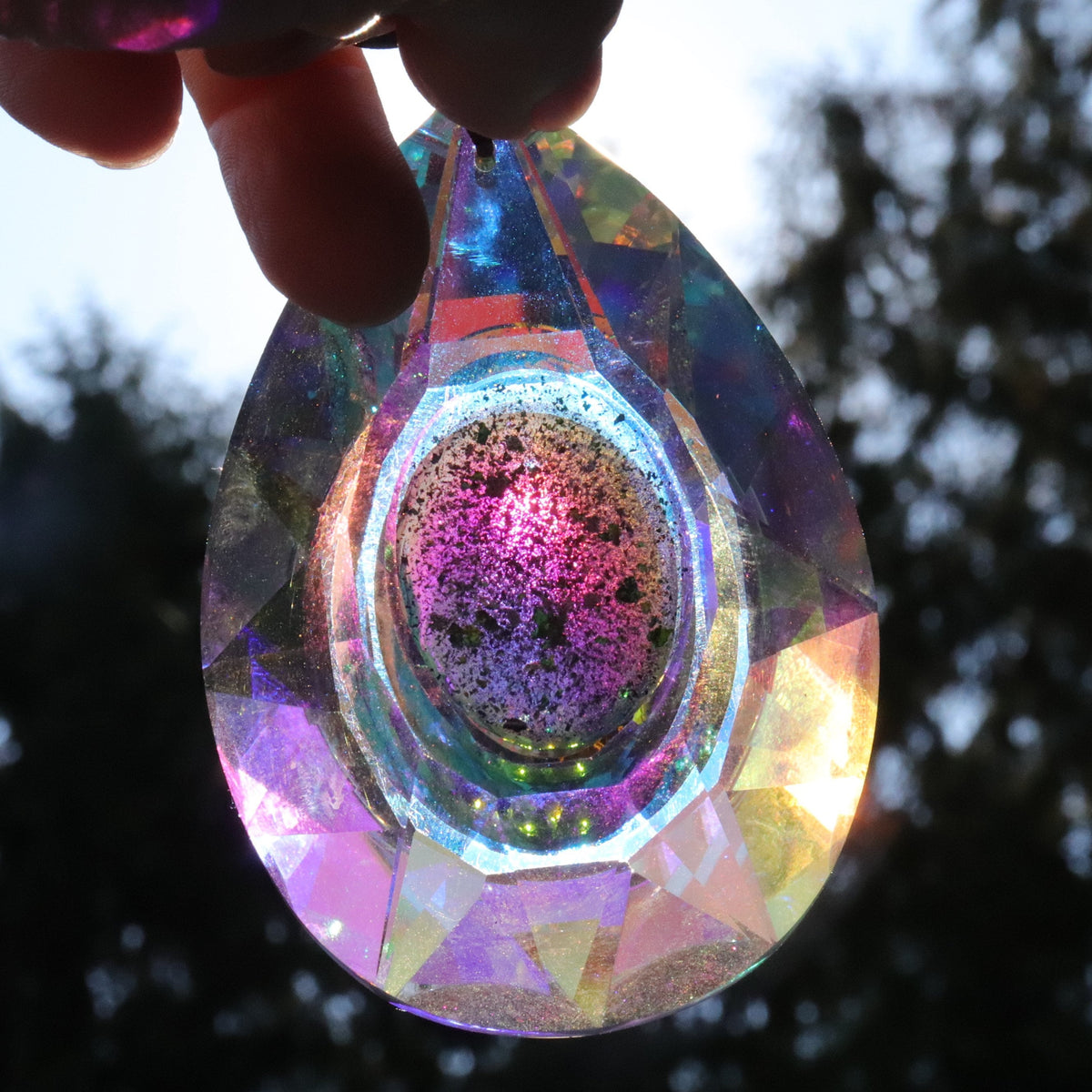 Crystal Teardrop Memorial Ornament — photo 2