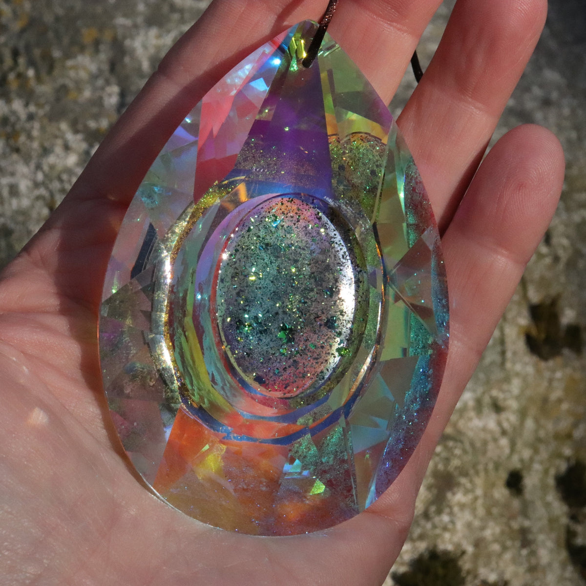 Crystal Teardrop Memorial Ornament — photo 3